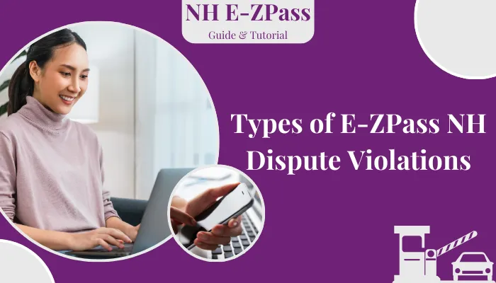 Types of E-ZPass NH Dispute Violations Types of E-ZPass NH Dispute Violations